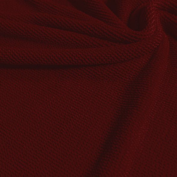 Popcorn Polyester Spandex Jacquard Fabric