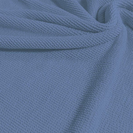 Popcorn Polyester Spandex Jacquard Fabric - Multi Color Textured Knit, 28" Width (1 Yard)