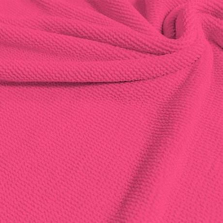 Popcorn Polyester Spandex Jacquard Fabric - Multi Color Textured Knit, 28" Width (1 Yard)