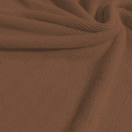 Popcorn Polyester Spandex Jacquard Fabric