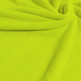 Popcorn Polyester Spandex Jacquard Fabric - 4-Way Stretch, 28" Width (1 Yard)