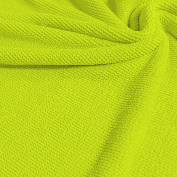 Popcorn Polyester Spandex Jacquard Fabric - Multi Color Textured Knit, 28" Width (1 Yard)