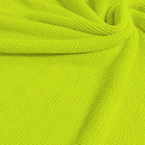 Popcorn Polyester Spandex Jacquard Fabric - Multi Color Textured Knit, 28" Width (1 Yard)