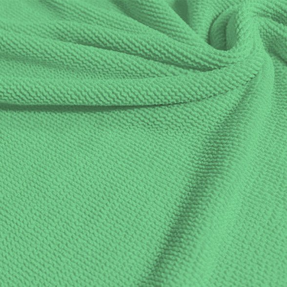 Popcorn Polyester Spandex Jacquard Fabric - Multi Color Textured Knit, 28" Width (1 Yard)