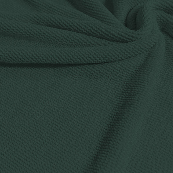 Popcorn Polyester Spandex Jacquard Fabric - Multi Color Textured Knit, 28" Width (1 Yard)