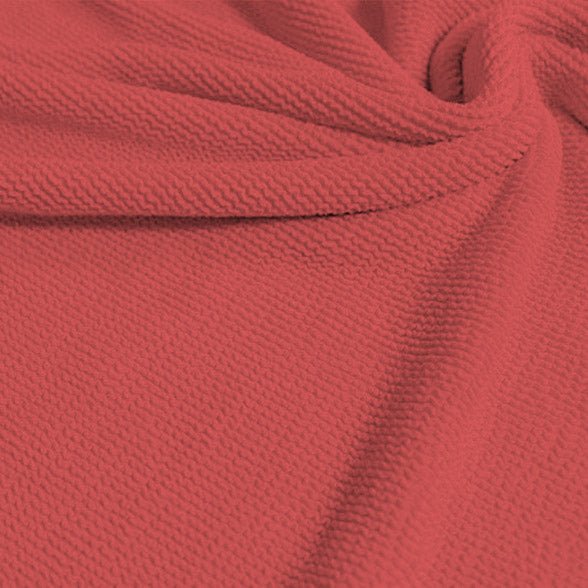 Popcorn Polyester Spandex Jacquard Fabric - Multi Color Textured Knit, 28" Width (1 Yard)