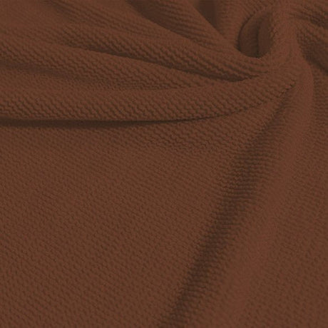 Popcorn Polyester Spandex Jacquard Fabric - Multi Color Textured Knit, 28" Width (1 Yard)