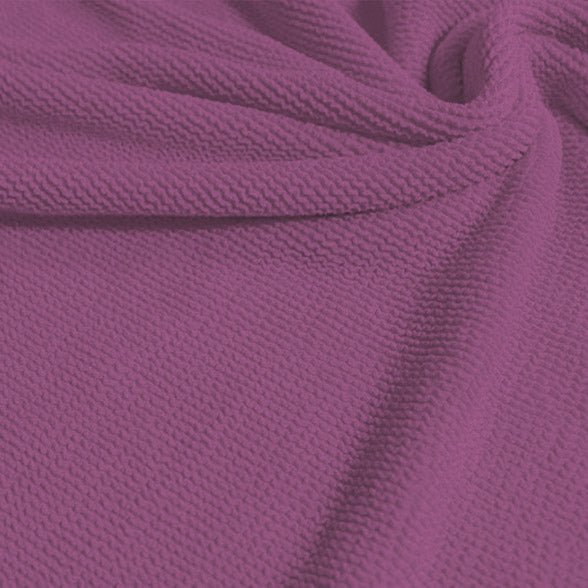 Popcorn Polyester Spandex Jacquard Fabric - Multi Color Textured Knit, 28" Width (1 Yard)
