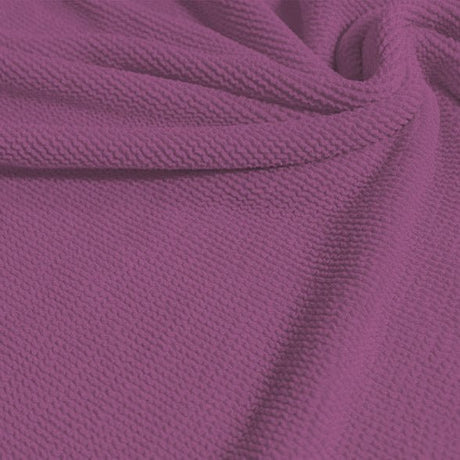 Popcorn Polyester Spandex Jacquard Fabric - Multi Color Textured Knit, 28" Width (1 Yard)
