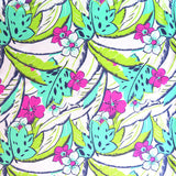 Swim Knit Nylon Spandex Pop of the Tropics 27" Remnant