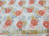 Quilting Cotton Poppy Prairie Dear Stella Floral By the Yard