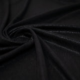 Foiled Slinky Jacquard Fabric Black