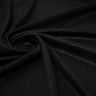 Foiled Slinky Jacquard Fabric Black