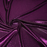 Foiled Slinky Jacquard Fabric Black