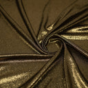 Foiled Slinky Jacquard Fabric Black