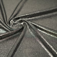 Foiled Slinky Jacquard Fabric Black