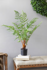 33" Luxe Potted Fern