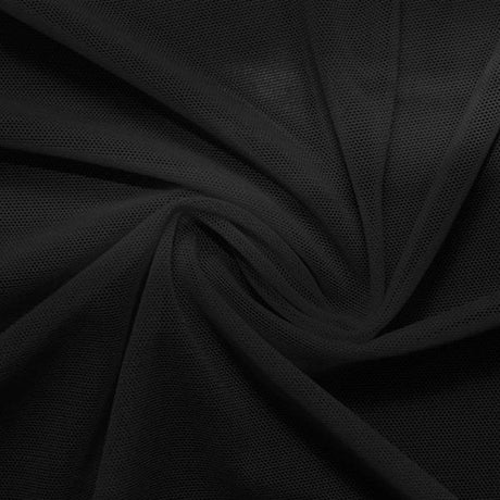 Power Mesh Nylon Spandex Fabric - Skin Tones & Neutrals Collection, 58" Width, 4-Way Stretch (1 Yard)