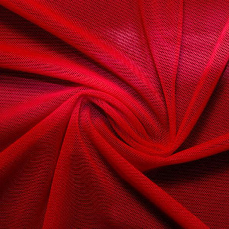 Power Mesh Nylon Spandex Fabric - Classic Collection, 58" Width, 4-Way Stretch (1 Yard)