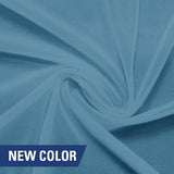 Power Mesh Nylon Spandex Fabric - Classic Collection, 58" Width, 4-Way Stretch (1 Yard)