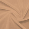 Power Mesh Nylon Spandex Fabric - Skin Tones And Neutrals Collection, 58" Width, 4-Way Stretch (1 Yard)