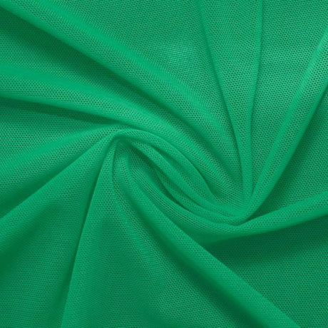 Power Mesh Nylon Spandex Fabric - Classic Collection, 58" Width, 4-Way Stretch (1 Yard)