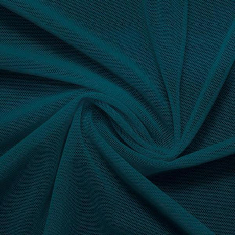 Power Mesh Nylon Spandex Fabric - Classic Collection, 58" Width, 4-Way Stretch (1 Yard)