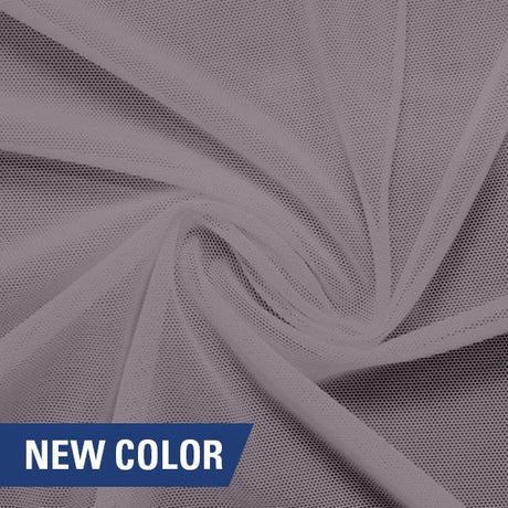 Power Mesh Nylon Spandex Fabric - Skin Tones & Neutrals Collection, 58" Width, 4-Way Stretch (1 Yard)