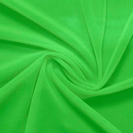 Power Mesh Nylon Spandex Fabric - Classic Collection, 58" Width, 4-Way Stretch (1 Yard)