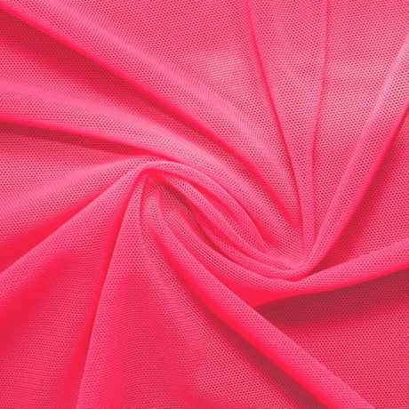 Power Mesh Nylon Spandex Fabric - Classic Collection, 58" Width, 4-Way Stretch (1 Yard)