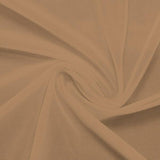 Power Mesh Nylon Spandex Fabric - Skin Tones & Neutrals Collection, 58" Width, 4-Way Stretch (1 Yard)