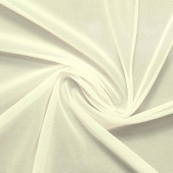 Power Mesh Nylon Spandex Fabric - Skin Tones And Neutrals Collection, 58" Width, 4-Way Stretch (1 Yard)