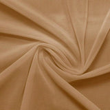 Power Mesh Nylon Spandex Fabric - Skin Tones & Neutrals Collection, 58" Width, 4-Way Stretch (1 Yard)
