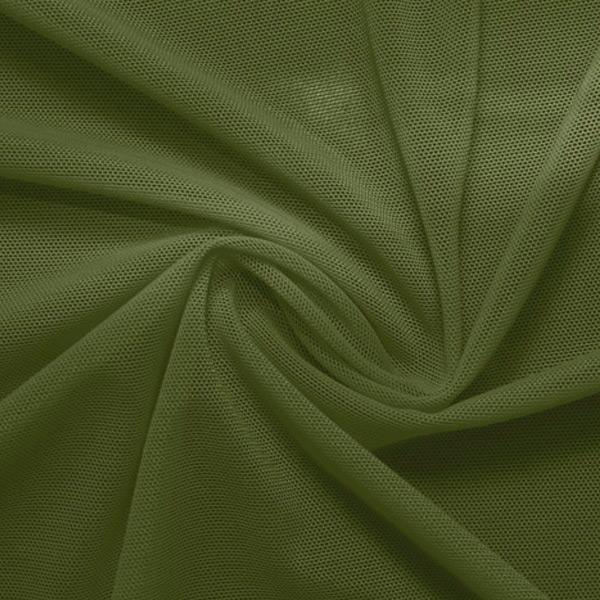 Power Mesh Nylon Spandex Fabric - Classic Collection, 58" Width, 4-Way Stretch (1 Yard)