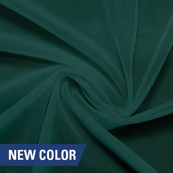 Power Mesh Nylon Spandex Fabric - Classic Collection, 58" Width, 4-Way Stretch (1 Yard)