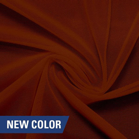 Power Mesh Nylon Spandex Fabric - Classic Collection, 58" Width, 4-Way Stretch (1 Yard)