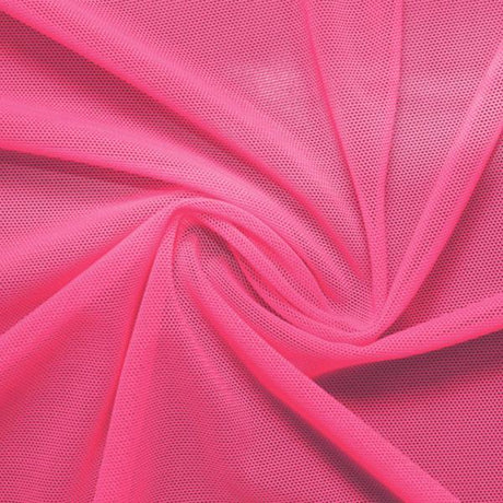 Power Mesh Nylon Spandex Fabric - Classic Collection, 58" Width, 4-Way Stretch (1 Yard)