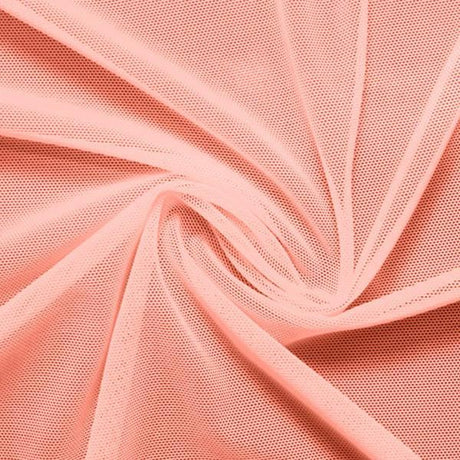 Power Mesh Nylon Spandex Fabric - Skin Tones And Neutrals Collection, 58" Width, 4-Way Stretch (1 Yard)