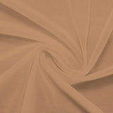 Power Mesh Nylon Spandex Fabric - Skin Tones And Neutrals Collection, 58" Width, 4-Way Stretch (1 Yard)