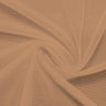 Power Mesh Nylon Spandex Fabric - Skin Tones And Neutrals Collection, 58" Width, 4-Way Stretch (1 Yard)