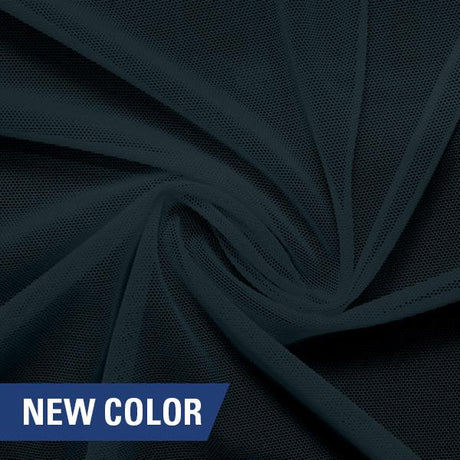 Power Mesh Nylon Spandex Fabric - Classic Collection, 58" Width, 4-Way Stretch (1 Yard)