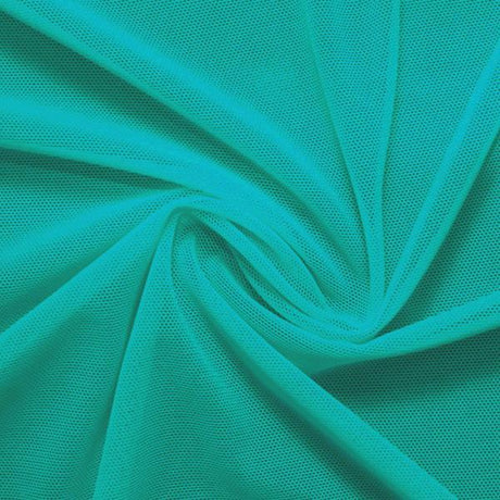 Power Mesh Nylon Spandex Fabric - Classic Collection, 58" Width, 4-Way Stretch (1 Yard)
