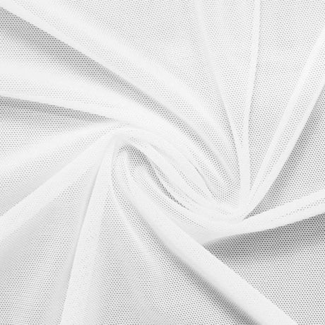 Power Mesh Nylon Spandex Fabric - Skin Tones & Neutrals Collection, 58" Width, 4-Way Stretch (1 Yard)