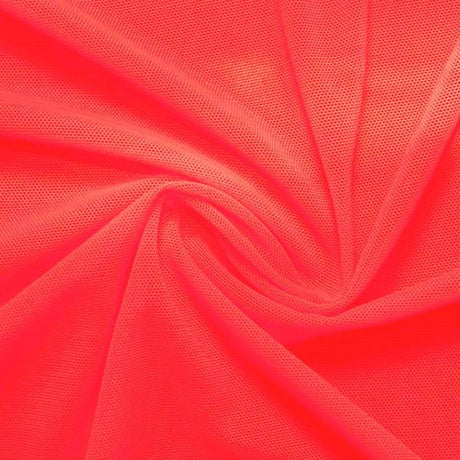 Power Mesh Nylon Spandex Fabric - Neon Collection, 58" Width, 4-Way Stretch, 90 GSM, 1 Yard