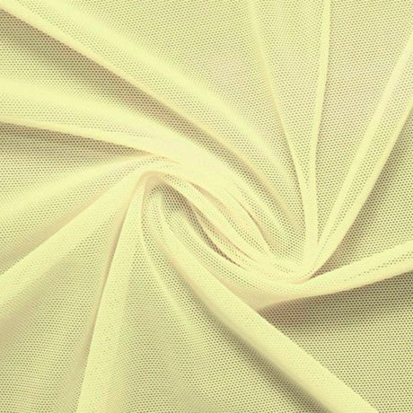 Power Mesh Nylon Spandex Fabric - Classic Collection, 58" Width, 4-Way Stretch (1 Yard)