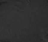 Cotton Thermal Knit Fabric Black