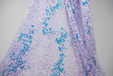 Precious Stretch Lace Sequin Nylon Spandex Fabric - Iridescent Sequin Lace, 58/60" Width (1 Yard)