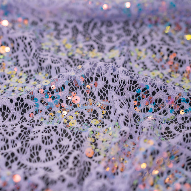 Stretch Lace Sequin Fabric