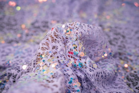 Stretch Lace Sequin Fabric