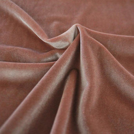 Primo Stretch Velvet Polyester Spandex Fabric - Solid, 56" Width (1 Yard)